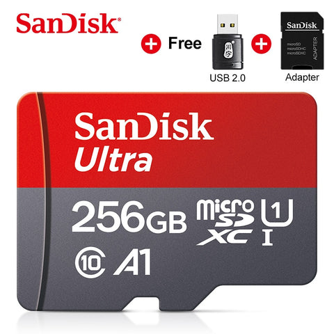 100% Original SanDisk memory card 8GB 16GB 32GB micro sd card 64GB 128GB 200GB tarjeta microsd 32GB 256GB U3 mini TF card